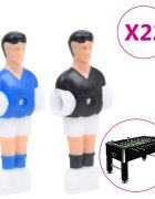 vidaXL Figurky hráčů pro stolní fotbal pro 127mm tyč 22 ks