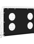 vidaXL Fotbalová branka s tréninkovou plachtou ocel 184 x 61 x 122 cm