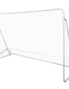 vidaXL Fotbalová branka se sítí ocel 240 x 90 x 150 cm vysoce kvalitní