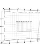 vidaXL Fotbalová odrazová síť bílá a černá 184 x 61 x 123 cm ocel a PE