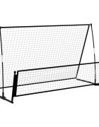 vidaXL Fotbalový rebounder 2 v 1 202 x 104 x 120 cm ocel