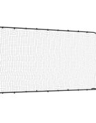 vidaXL Fotbalový rebounder černý 366 x 90 x 183 cm HDPE