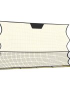vidaXL Fotbalový rebounder černý a žlutý 183 x 85 x 120 cm polyester