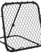 vidaXL Fotbalový rebounder nastavitelný černý 84 x 73 x 60–80 cm ocel