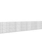 vidaXL Gabion s drátem 35 mm a síťkou 5x5 cm 1000x20x150 cm