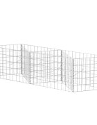 vidaXL Gabionový koš pozinkovaná ocel 120 x 30 x 50 cm