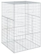 vidaXL Gabionový koš s víkem 100 x 100 x 150 cm pozinkované železo