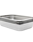 vidaXL Gastronádoby 4 ks GN 1/1 100 mm nerezová ocel
