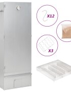 vidaXL Grilovací trouba / udírna s generátorem kouře pozinkovaná ocel