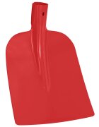 vidaXL Hlava lopaty Červená 32 x 245 cm Práškově lakovaná ocel