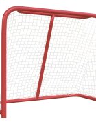 vidaXL Hokejová branka červená a bílá 183 x 71 x 122 cm polyester