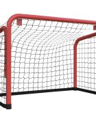 vidaXL Hokejová branka se sítí červená/černá 68x32x47cm ocel/polyester