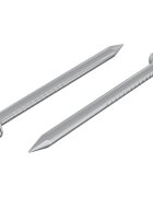 vidaXL Hřebíky pro Dřevo 2 pcs Stříbrná Ø 3 x 15 mm Kov