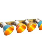 vidaXL Industriální nástěnná lampa vícebarevná 90 x 25 cm E27