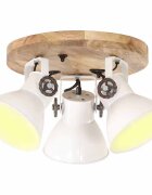 vidaXL Industriální stropní svítidlo 25 W bílé 42 x 27 cm E27