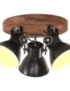 vidaXL Industriální stropní svítidlo 25 W černé 42 x 27 cm E27