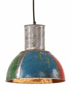 vidaXL Industriální závěsná lampa 25 W vícebarevná kulatá 285 cm E27