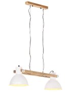 vidaXL Industriální závěsné svítidlo 25 W bílé 109 cm E27