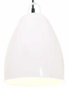 vidaXL Industriální závěsné svítidlo 25 W bílé kulaté 32 cm E27