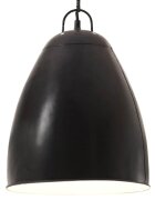 vidaXL Industriální závěsné svítidlo 25 W černé kulaté 32 cm E27