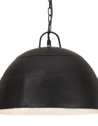 vidaXL Industriální závěsné svítidlo 25 W černé kulaté 41 cm E27