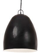 vidaXL Industriální závěsné svítidlo 25 W černé kulaté 42 cm E27