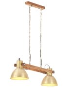 vidaXL Industriální závěsné svítidlo 25 W mosazné 109 cm E27