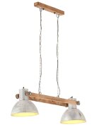 vidaXL Industriální závěsné svítidlo 25 W stříbrné 109 cm E27
