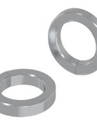 vidaXL Jarní washer 2 pcs Bílá 13 x 2 mm Železo
