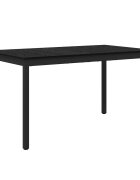 vidaXL Jídelní stoly 140 x 80 x 75 cm Kompozitní dřevo Černý dub