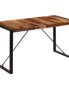 vidaXL Jídelní stůl 140 x 70 x 75 cm masivní akáciové dřevo