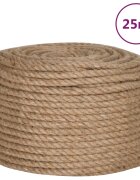 vidaXL Jutové lano 25 m dlouhé 10 mm silné