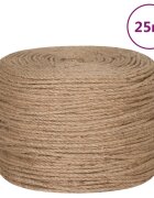 vidaXL Jutové lano 25 m dlouhé 8 mm silné