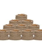 vidaXL Jutové pytle 10 ks 100 x 110 cm 100% juta 340 g/m²