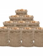 vidaXL Jutové pytle 10 ks 60 x 105 cm 100% juta 340 g/m²