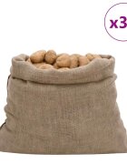 vidaXL Jutové pytle 30 ks 100 x 110 cm 100% juta 220 g/m²