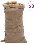 vidaXL Jutové pytle 30 ks 65 x 135 cm 100% juta 220 g/m²