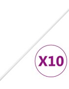 vidaXL Kabelová lišta 10 x 10 mm 10 m PVC
