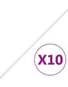 vidaXL Kabelová lišta 20 x 10 mm 10 m PVC