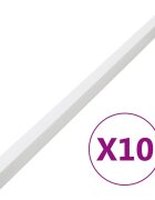 vidaXL Kabelová lišta 33 x 33 mm 10 m PVC