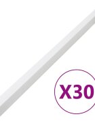 vidaXL Kabelová lišta 33 x 33 mm 30 m PVC