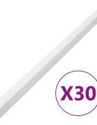 vidaXL Kabelová lišta 60 x 40 mm 30 m PVC