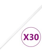 vidaXL Kabelové lišty Ø 25 mm 30 m PVC