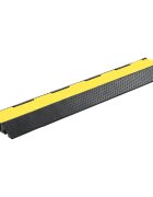 vidaXL Kabelový ochranný most 2 kanálky gumový 1015 cm