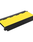 vidaXL Kabelový ochranný most 5 kanálků 90 cm gumový