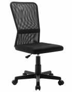 vidaXL Kancelářská židle černá 44 x 52 x 100 cm síťovina textil