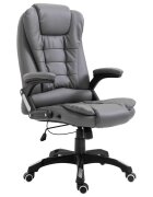 vidaXL Kancelářská židle černá umělá kůže