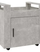 vidaXL Kancelářský kontejner betonově šedý 60x45x60cm kompozitní dřevo