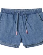 vidaXL Kids'Shorts Denim Blue 140 Blue 116