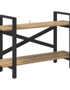 vidaXL Knihovna 2 úrovní 100 x 335 x 64 cm Kompozitní dřevo